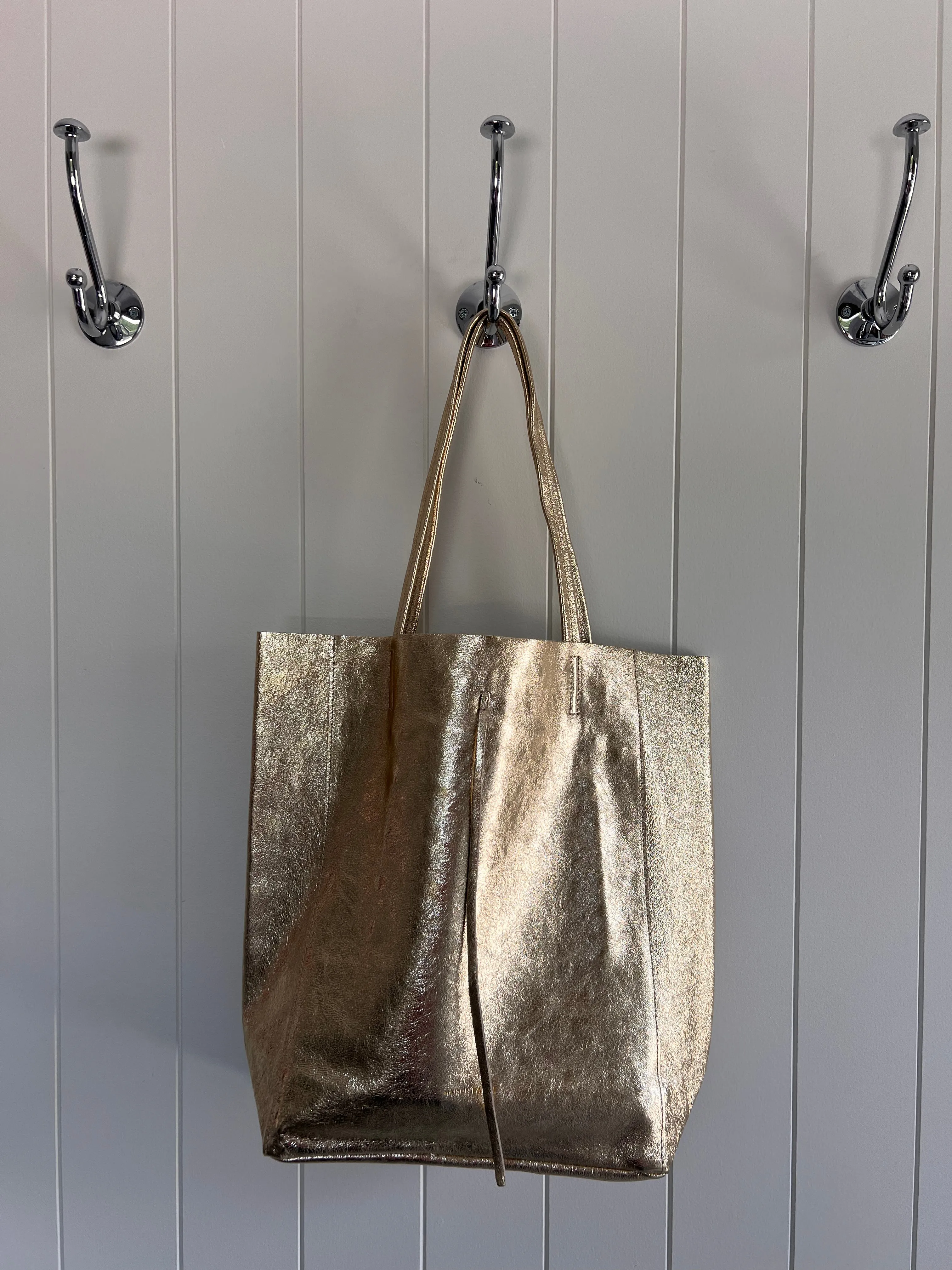 Metallic Gold Tote