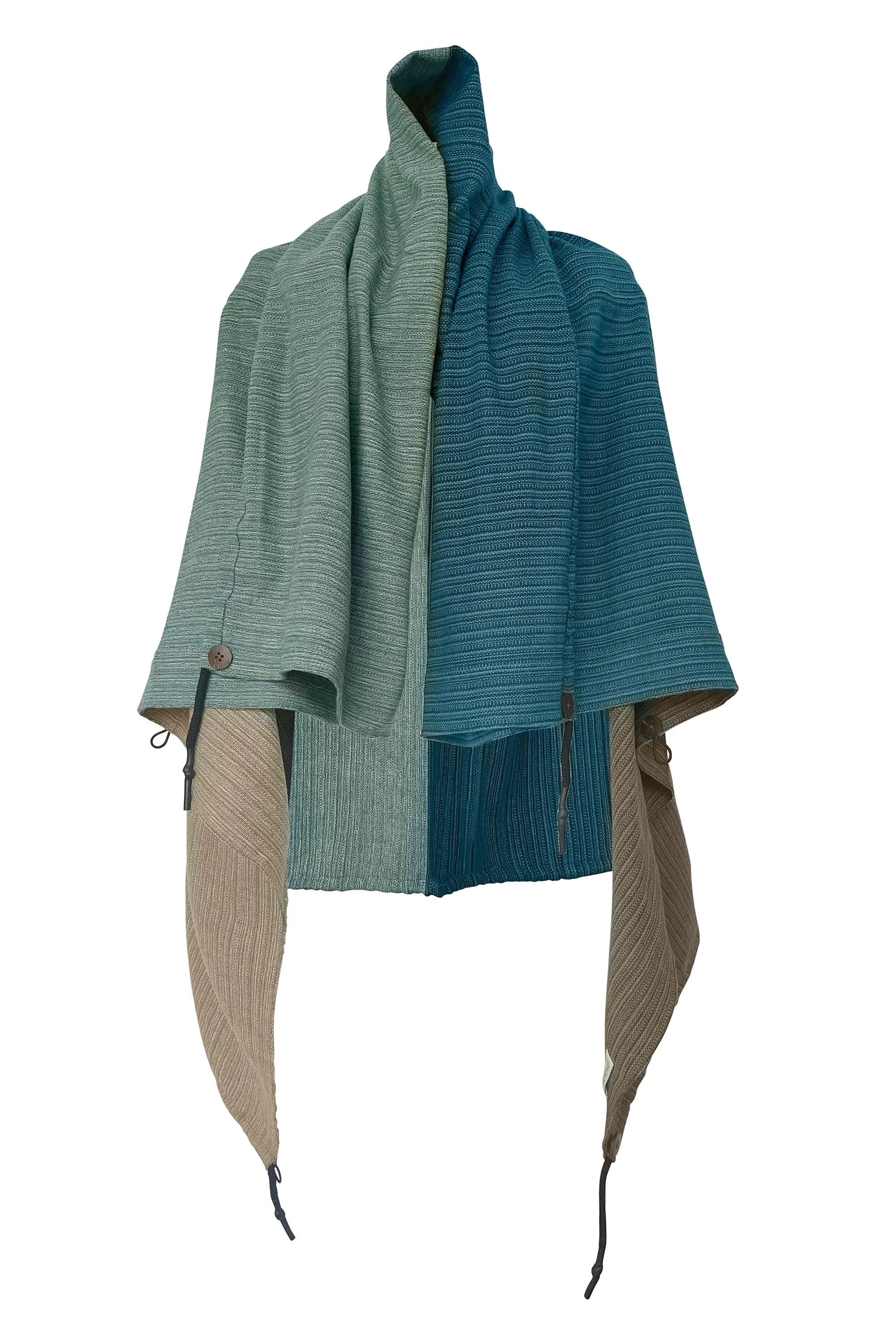 NEW! Cotton Cape Equal Teal