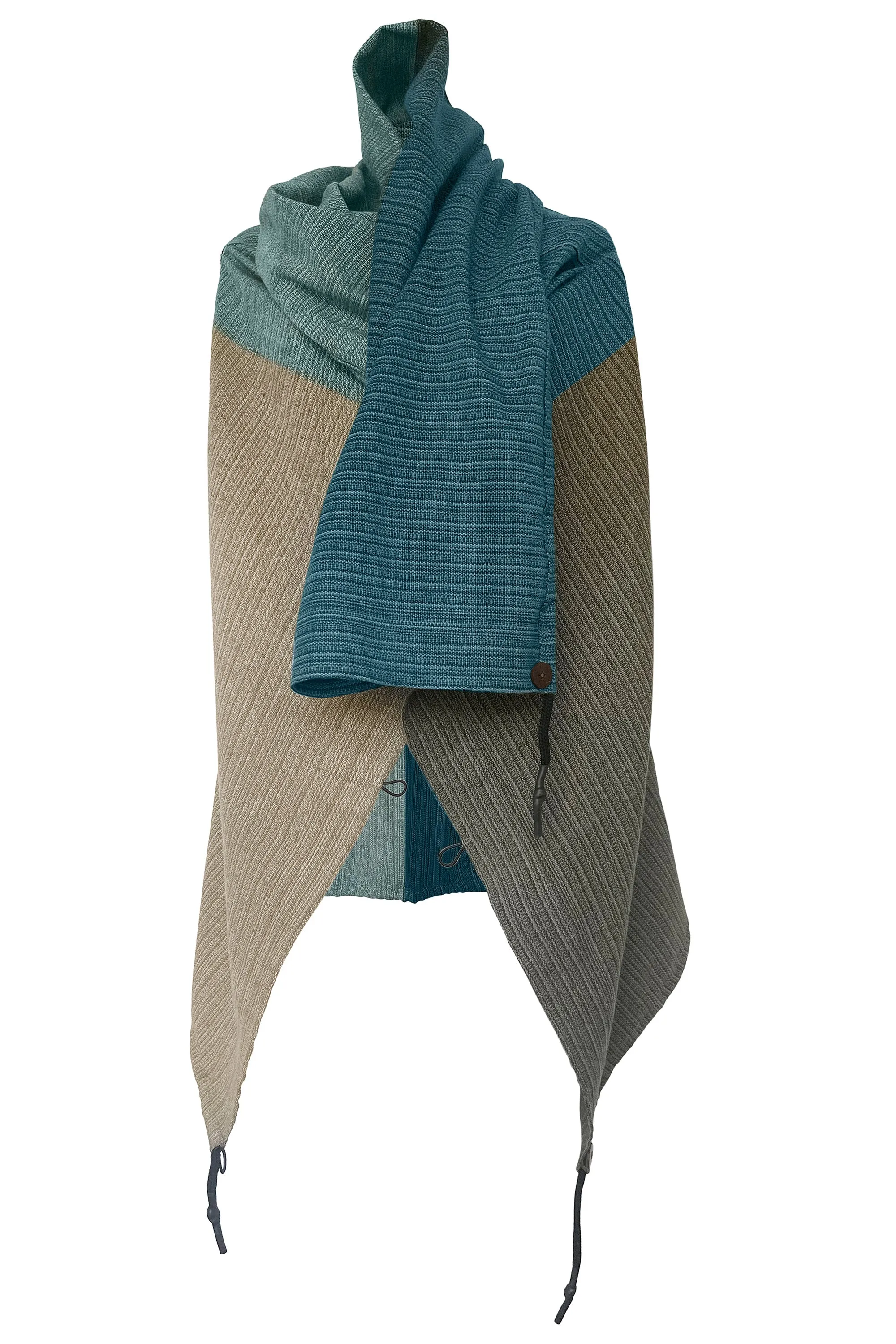 NEW! Cotton Cape Equal Teal