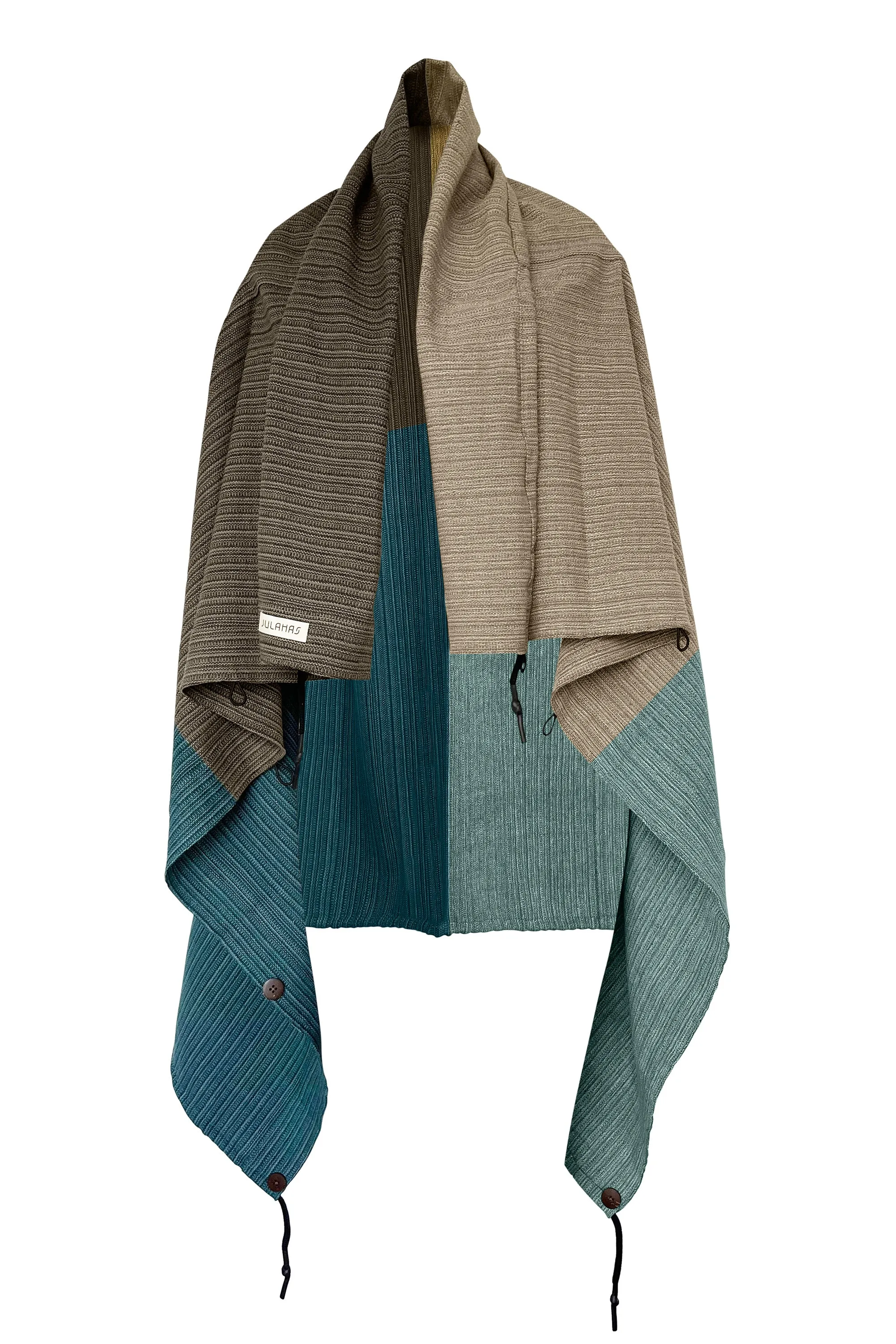 NEW! Cotton Cape Equal Teal