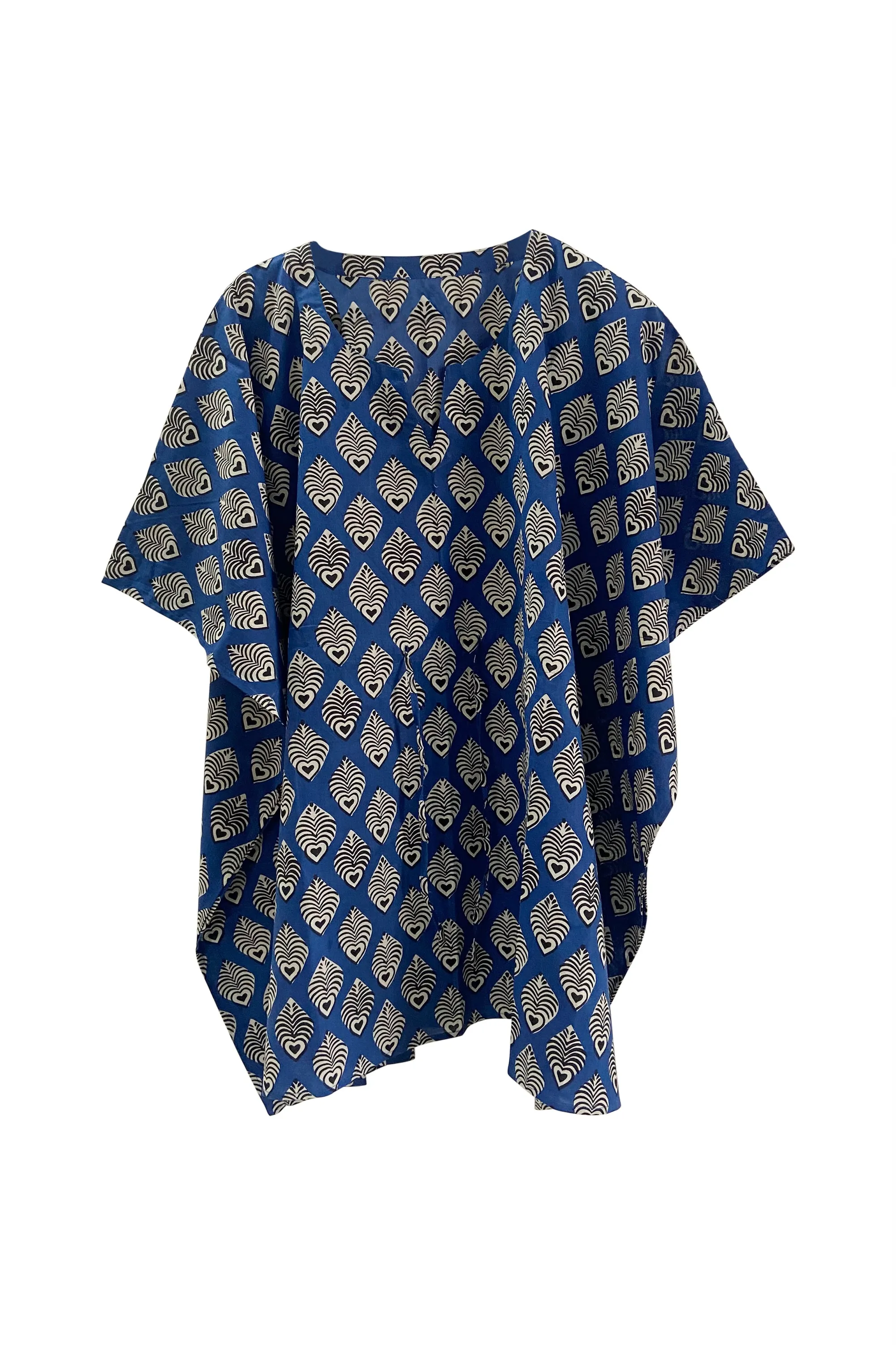 NEW! Cotton Kaftan Short Fish Print