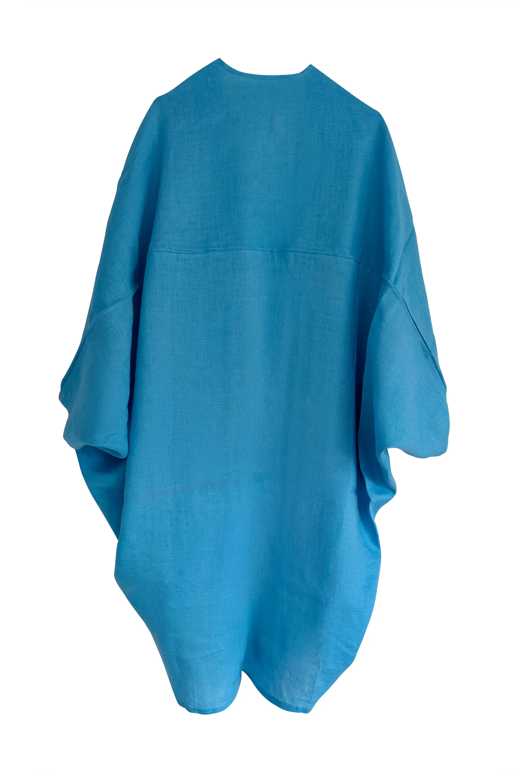 NEW! LINEN Kimono Aqua Blue