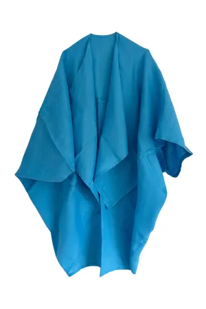 NEW! LINEN Kimono Aqua Blue