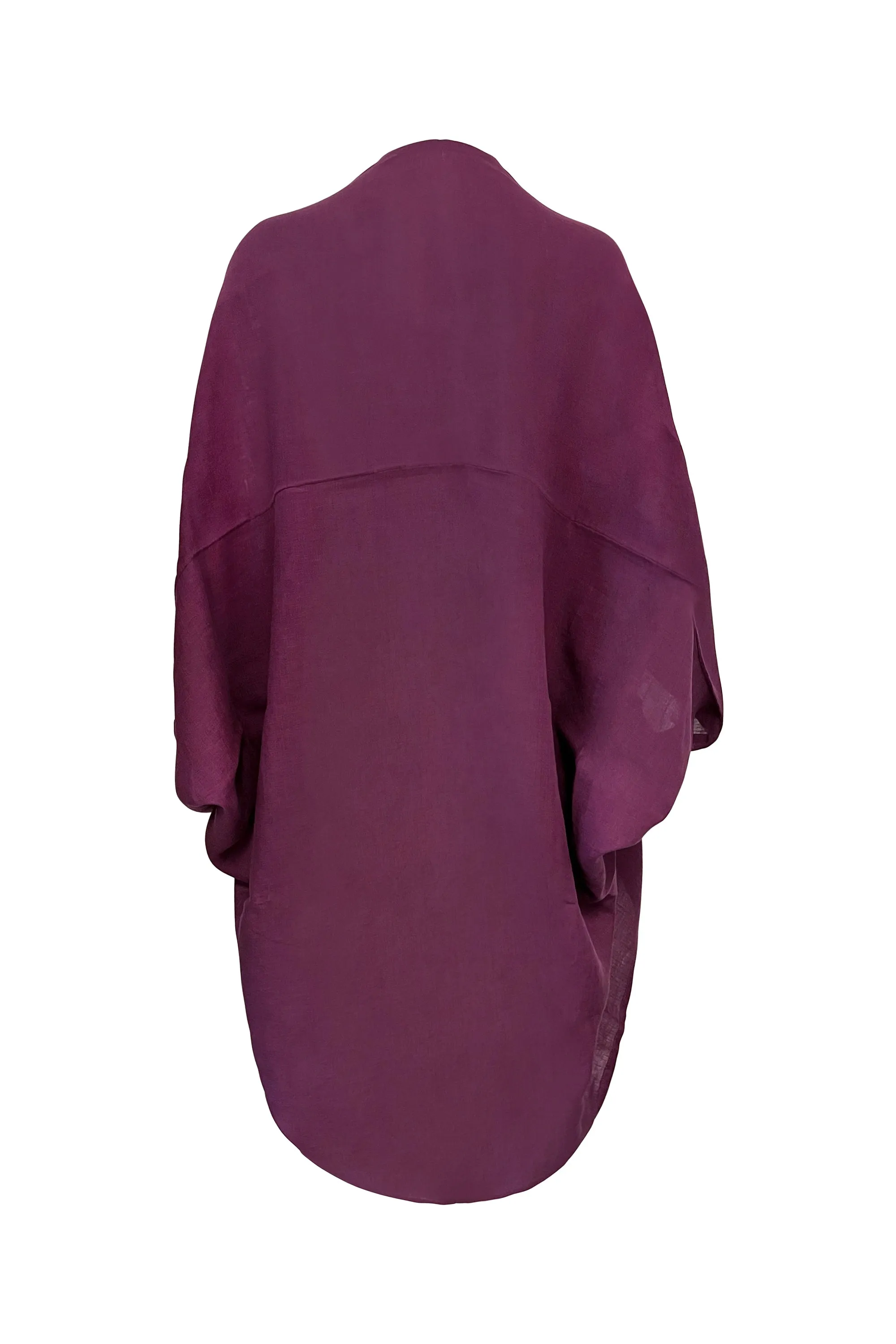 NEW! LINEN Kimono Plum Caspia