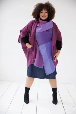 NEW! LINEN Kimono Plum Caspia