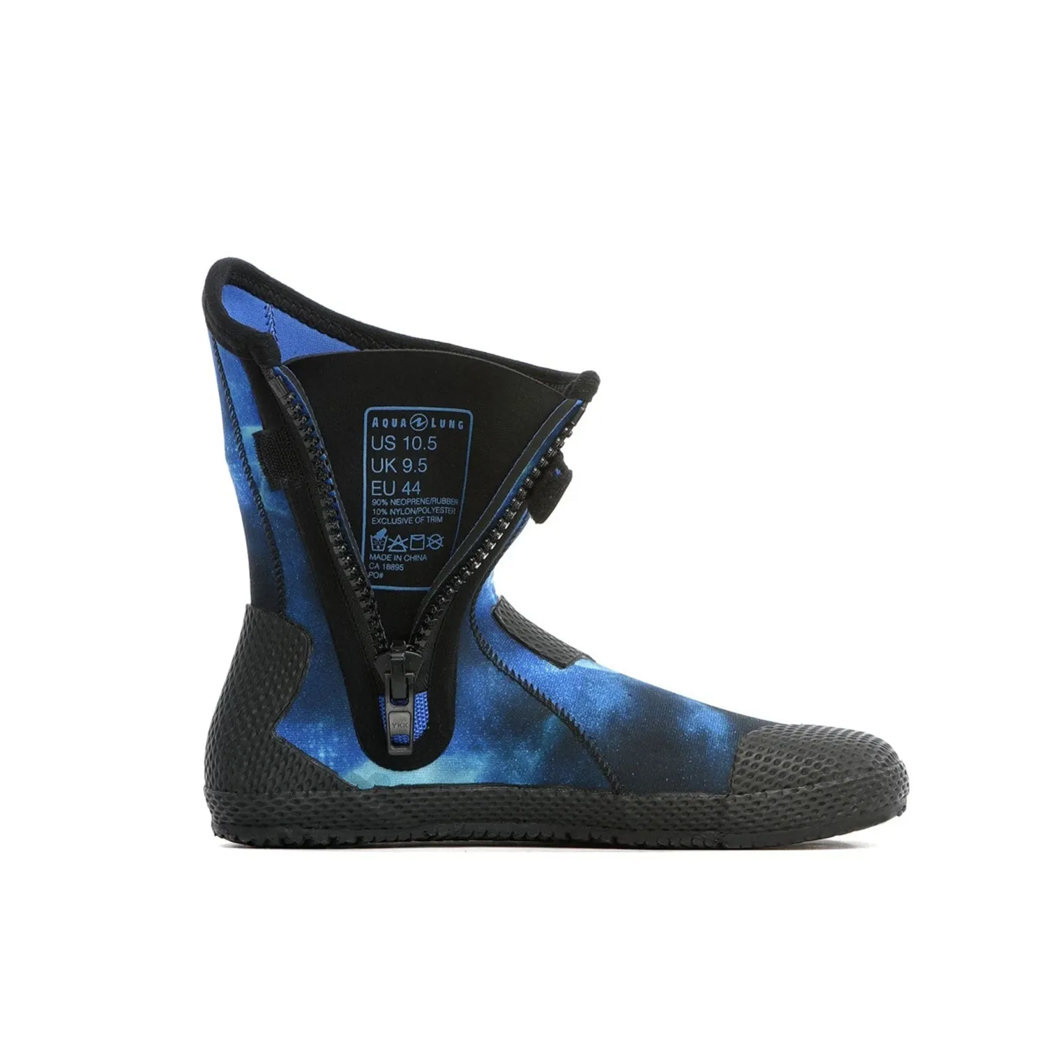 Open Box Aqua Lung Mens 5mm Superzip Boots - Galaxy Blue - 14