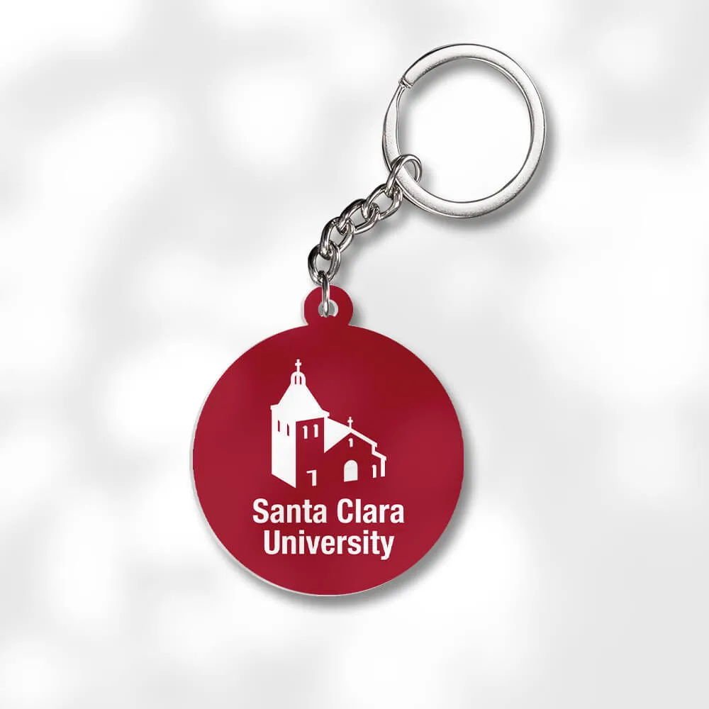 Pack 3 Santa Clara University Keychains