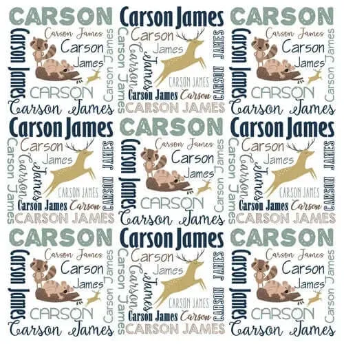 Personalized Baby/Kids Fleece Blanket