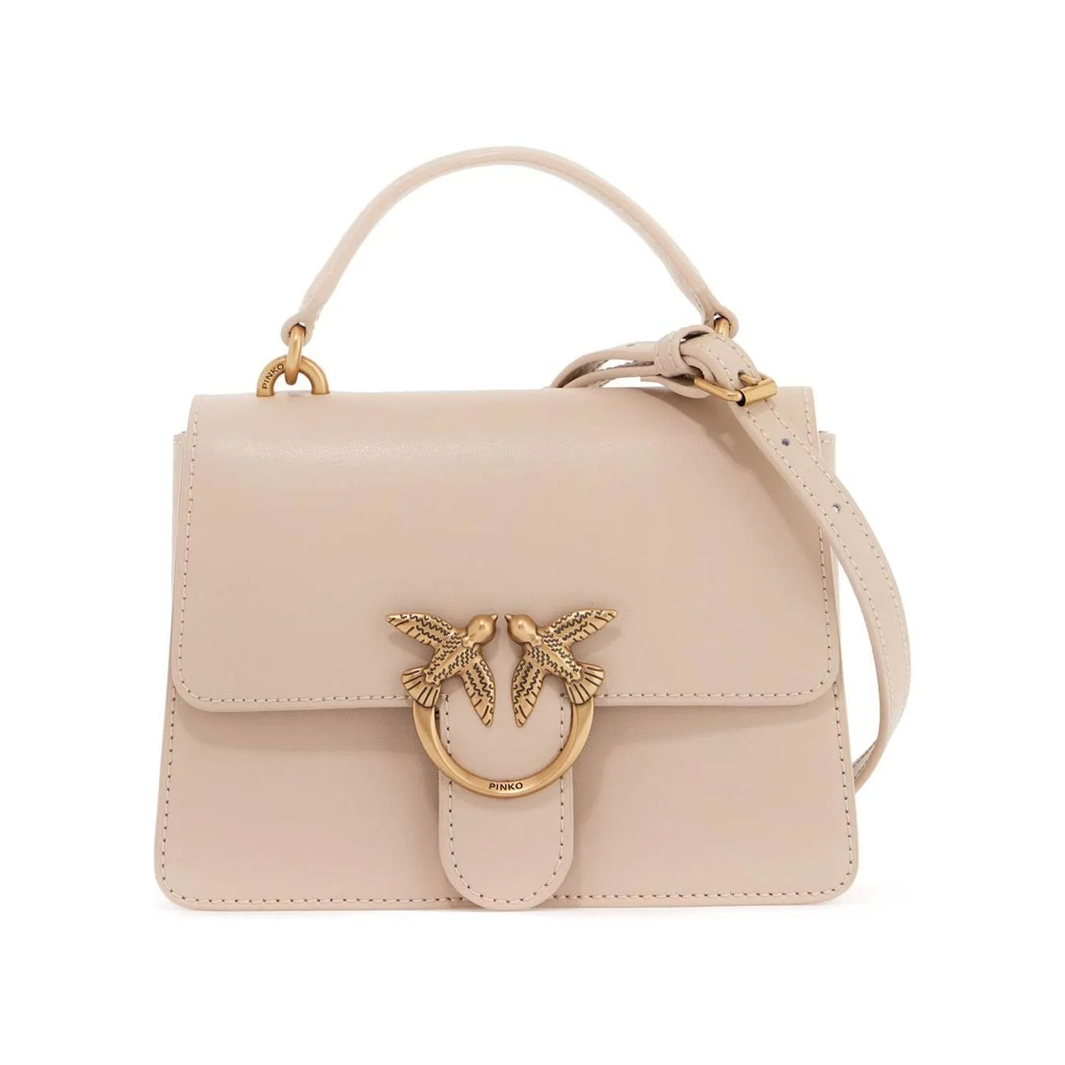 Pinko love one top handle mini light bag