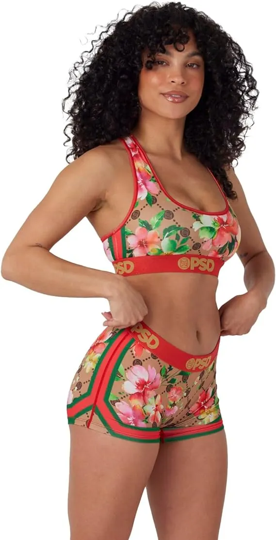 PSD Women's Lavish Floral Sports Bra