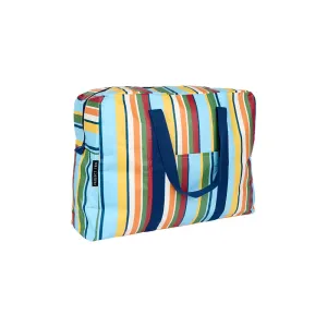 Retro Stripe Overnight Bag