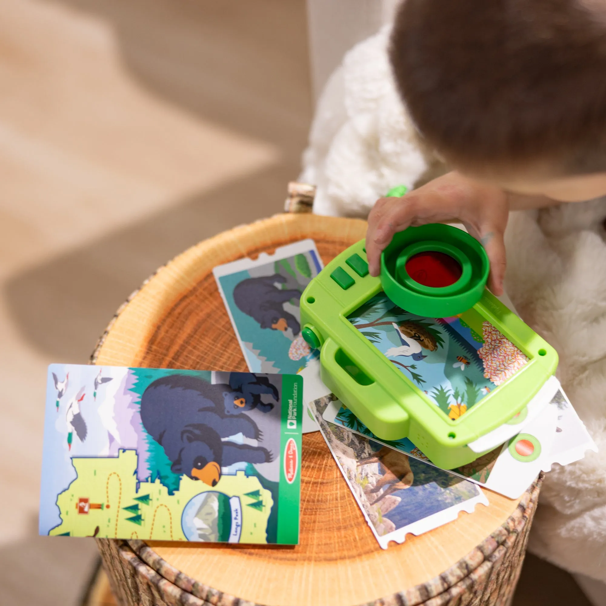 Rocky Mountain National Park Sights & Sounds Wooden Toy Camera Play Set