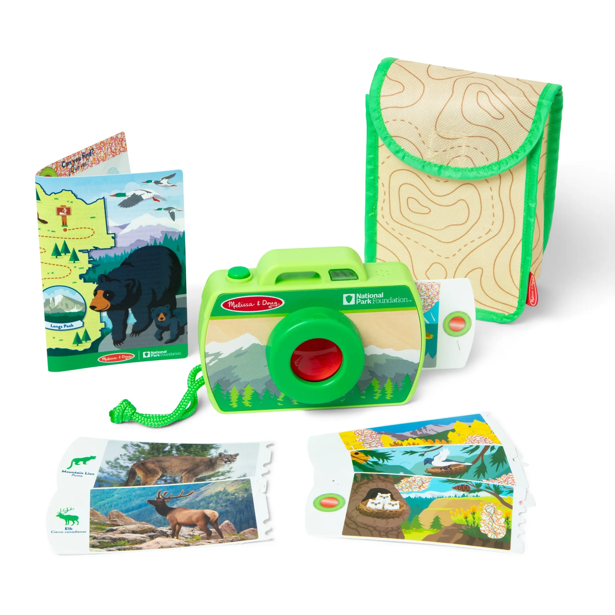 Rocky Mountain National Park Sights & Sounds Wooden Toy Camera Play Set