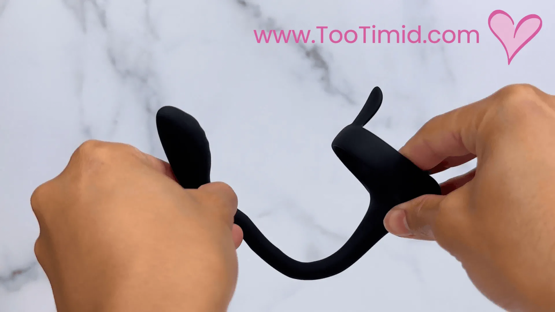 SEDUCE Vibrating Prostate Locking Cock Ring with Clit Tickler