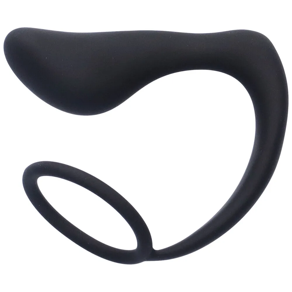 Silicone Prostate Anal Plug and Cock Ring