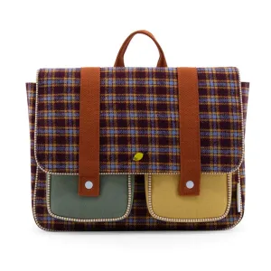 Sticky Lemon Backpack | Meadows Tartan Stormy Purple