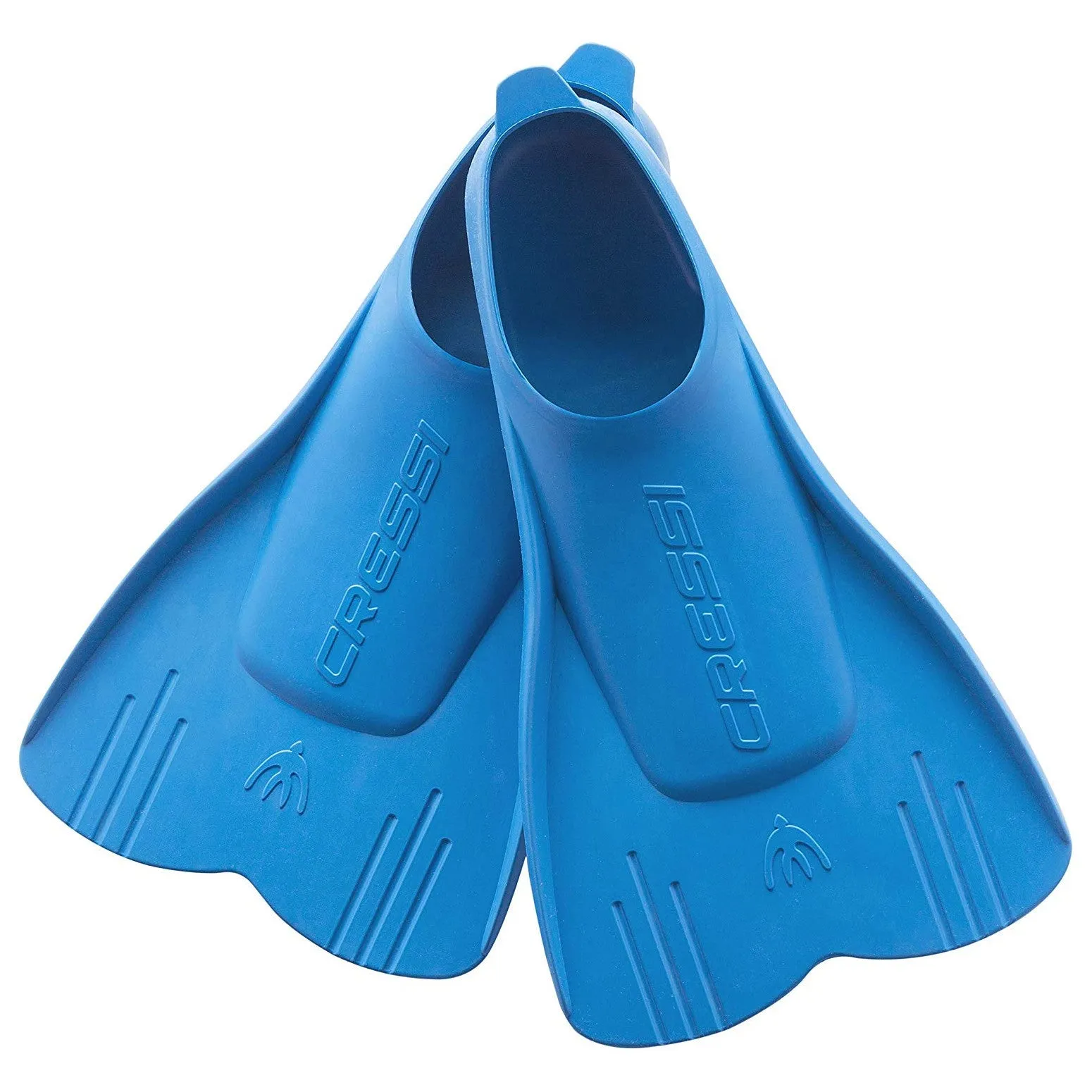 Used Cressi Kids Mini Light Floating Swim Fins - Blue, Size - 32/33