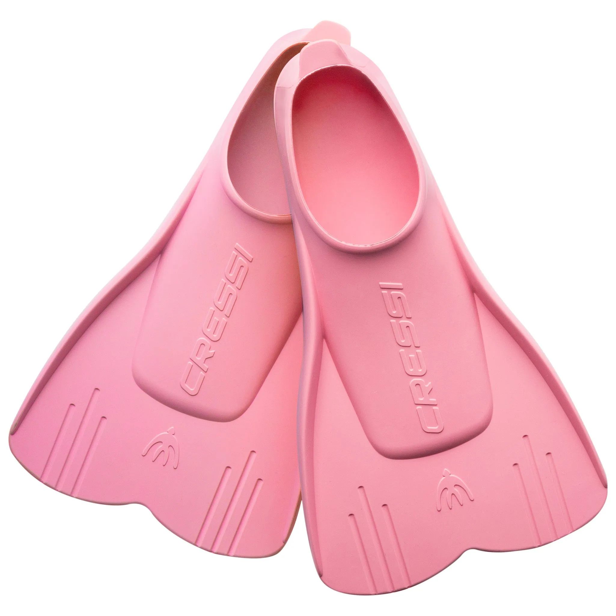 Used Cressi Kids Mini Light Floating Swim Fins - Pink, Size - 29/31