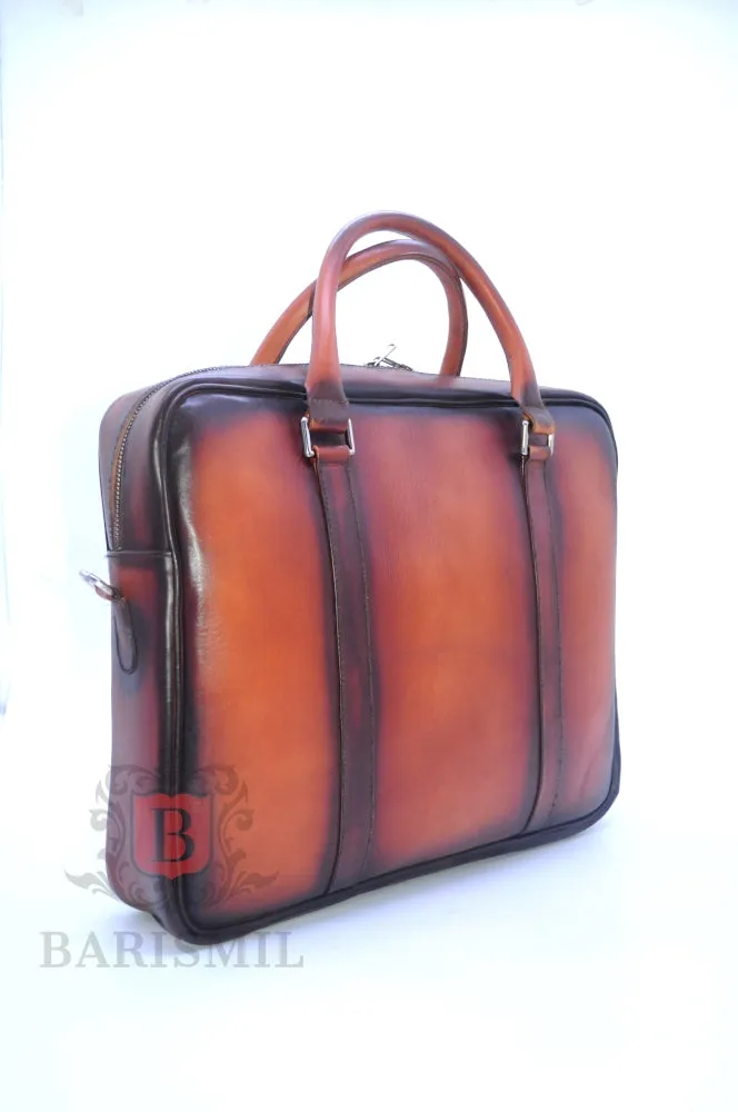 Weston - Leather Laptop Briefcase