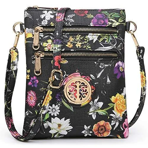 Women PU Leather Lightweight Crossbody Bag with Multi Pockets l Dasein