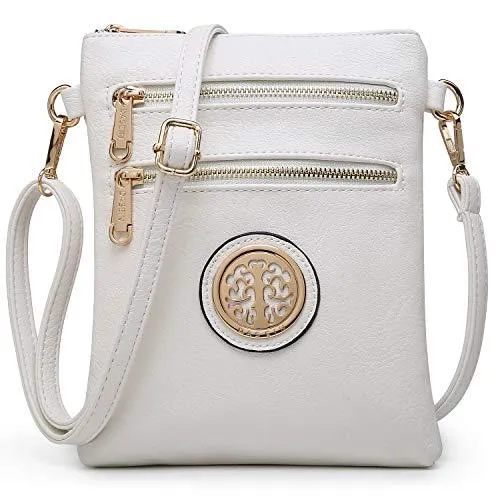 Women PU Leather Lightweight Crossbody Bag with Multi Pockets l Dasein