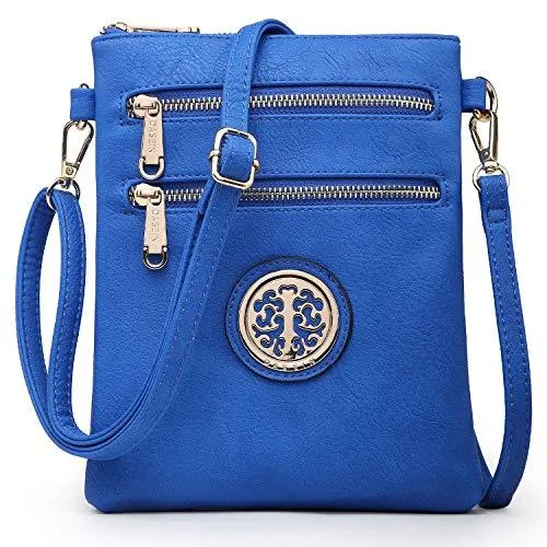 Women PU Leather Lightweight Crossbody Bag with Multi Pockets l Dasein