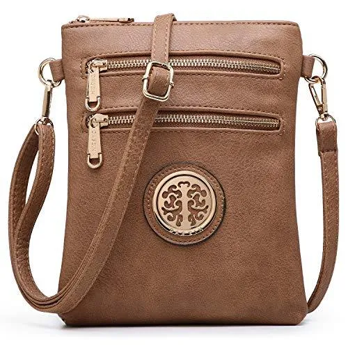 Women PU Leather Lightweight Crossbody Bag with Multi Pockets l Dasein